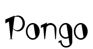 Pongo Font Image