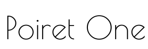 Poiret One Font Image