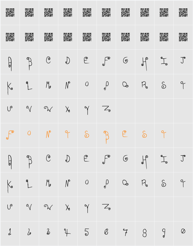 EasyRomance Character Map