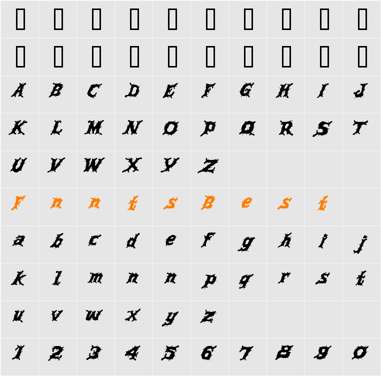 JI-Salary Character Map
