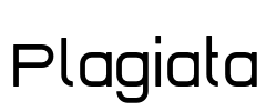 Plagiata Font Image