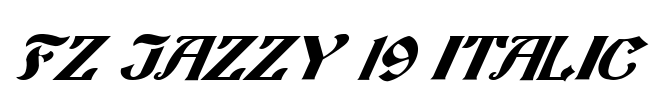 FZ JAZZY 19 ITALIC
