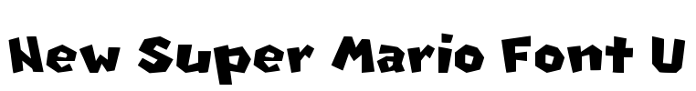 New Super Mario Font U Font Image