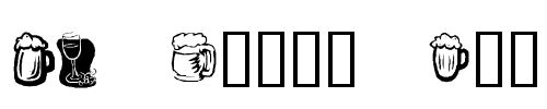 KR Drink Up! Font Image