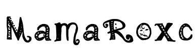 MamaRoxc Font Image