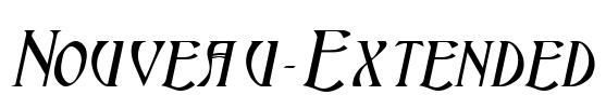 Nouveau-Extended Font Image
