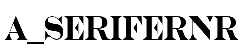 a_SeriferNr Font Image