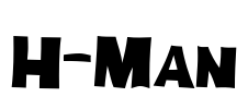 H-Man Font Image