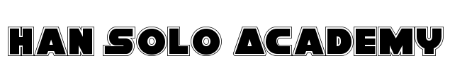 Han Solo Academy Font Image