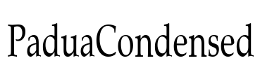 PaduaCondensed