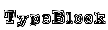 TypeBlock Font Image