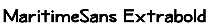 MaritimeSans Extrabold
