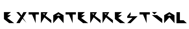 Extraterrestial Font Image