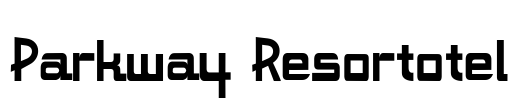 Parkway Resortotel Font Image