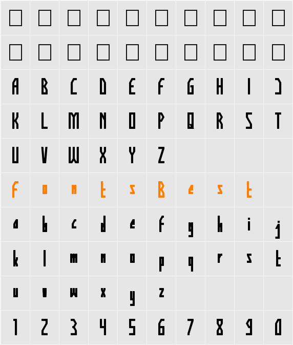 HUMAN ALTER EGO Character Map