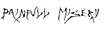 Painfull Misery Font Image