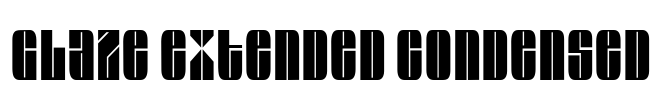 Glaze Extended Condensed