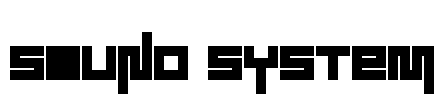 Sound System Font Image