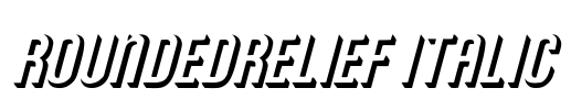 RoundedRelief Italic