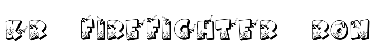 KR Firefighter Ron Font Image
