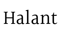 Halant Font Image