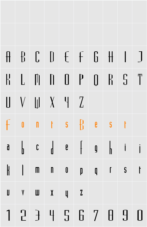 Picassos Expanded 2 Character Map