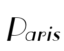 Paris Font Image