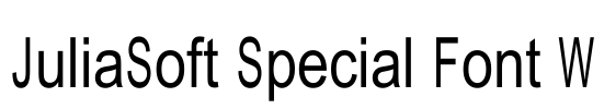 JuliaSoft Special Font W