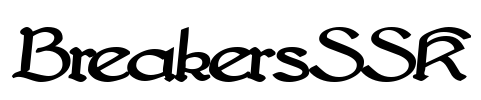 BreakersSSK Font Image