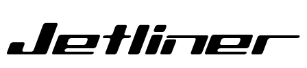 Jetliner Font Image