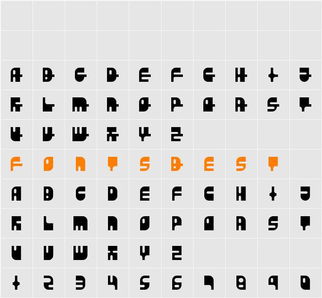Revidendum Character Map