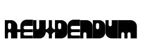 Revidendum Font Image