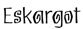 Eskargot Font Image