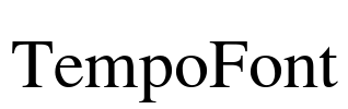 TempoFont