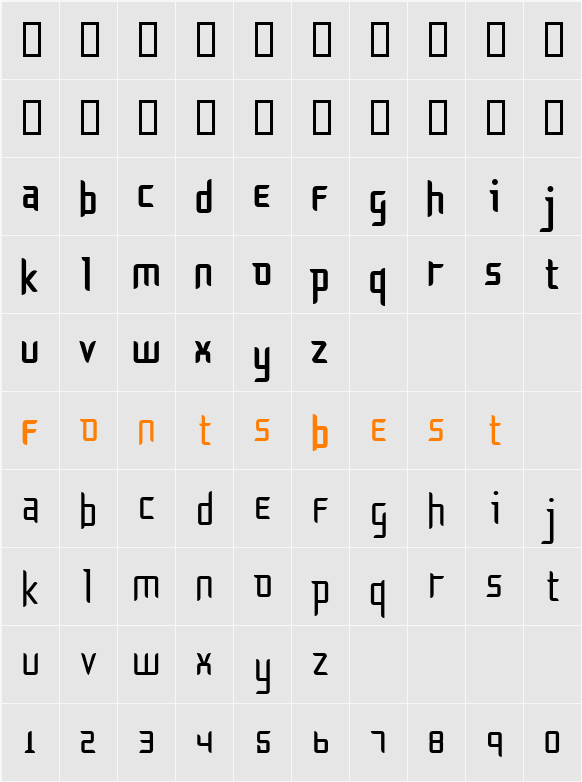 Sliver Character Map
