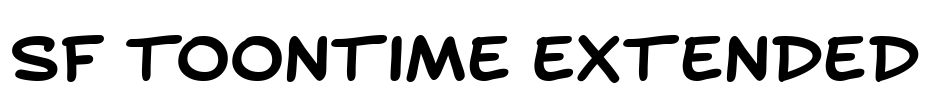 SF Toontime Extended Font Image