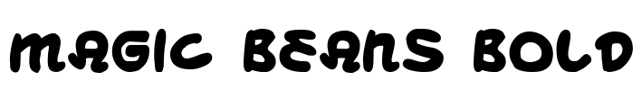 Magic Beans Bold Font Image