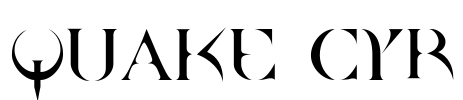 Quake Cyr Font Image