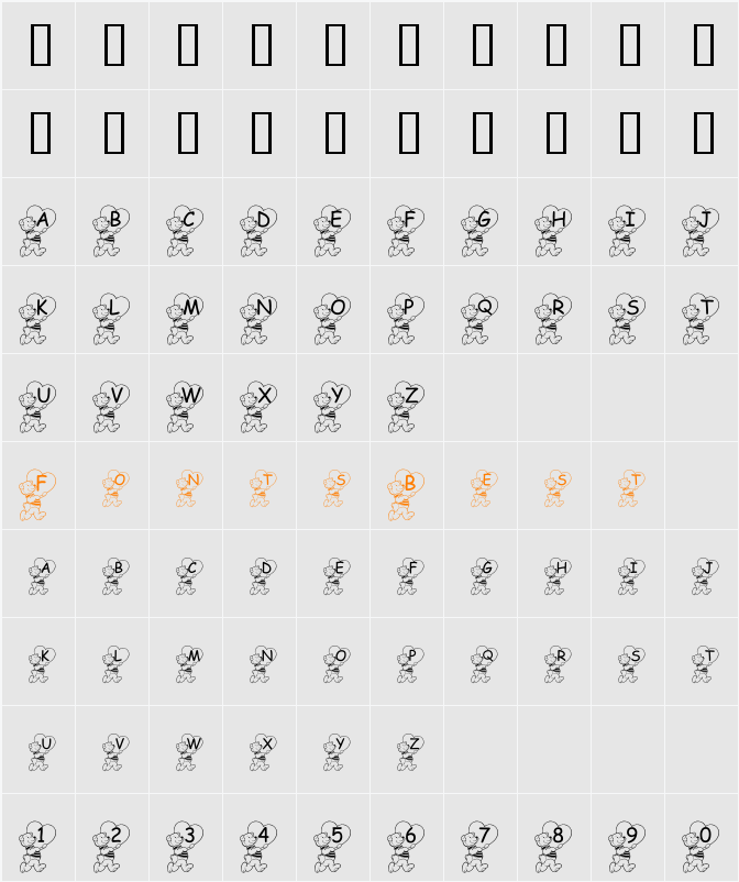pf_teddybear_valentine Character Map