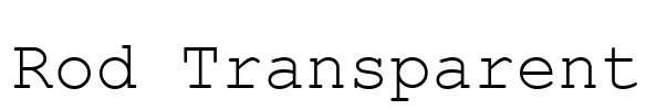 Rod Transparent