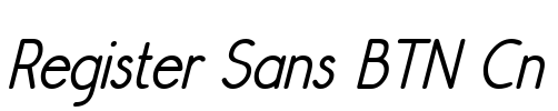 Register Sans BTN Cn