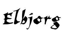 Elbjorg Font Image
