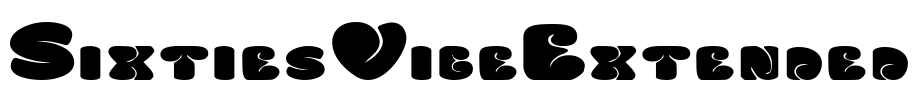 SixtiesVibeExtended Font Image