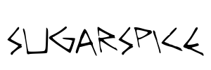 SugarSpice Font Image
