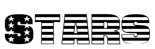 Stars Font Image