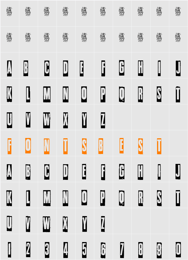 How do you sleep? Character Map