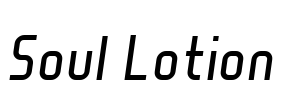Soul Lotion Font Image