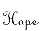 Hope Font Image