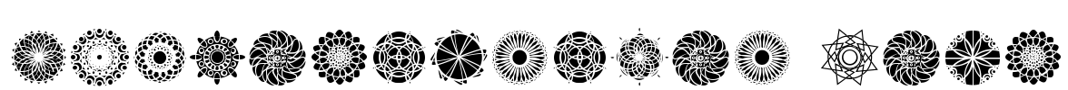 kaleidoscopic Mind Font Image