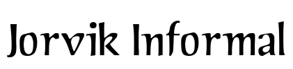 Jorvik Informal Font Image